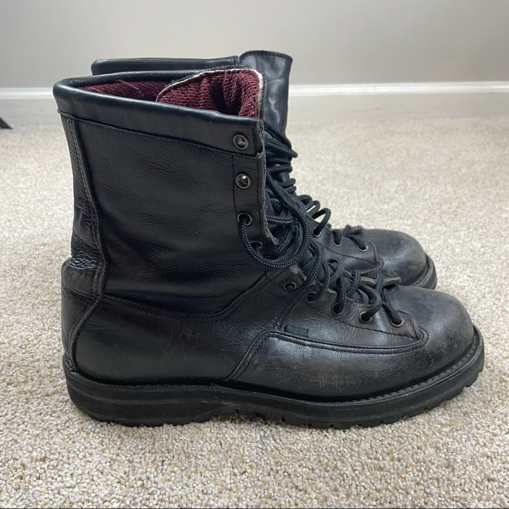 Vintage Danner Acadia insulated Leather Gore Tex water proof black boots